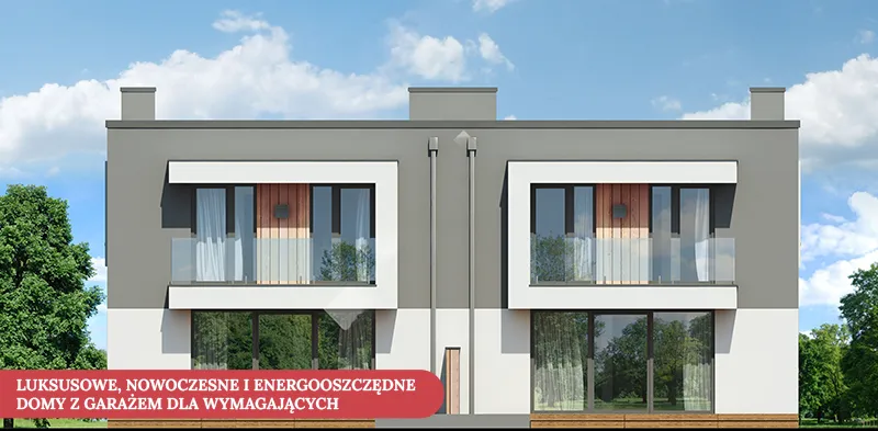 wizualizacja tył domu